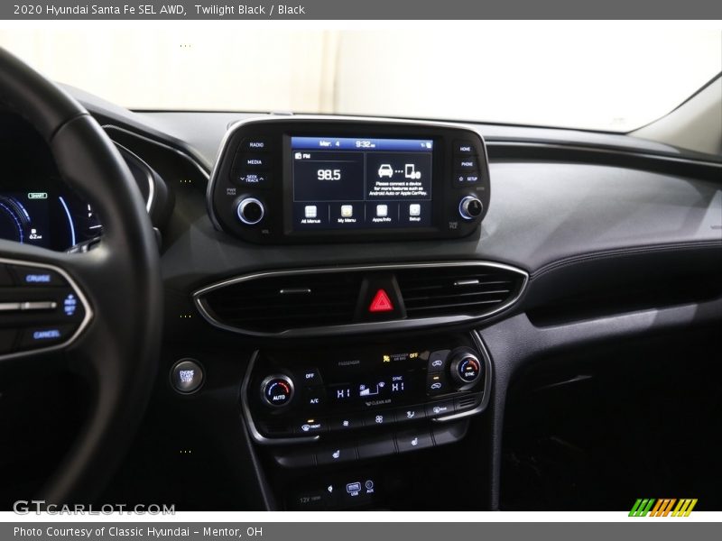 Twilight Black / Black 2020 Hyundai Santa Fe SEL AWD