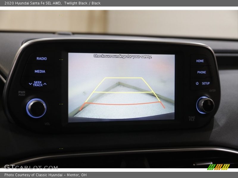 Twilight Black / Black 2020 Hyundai Santa Fe SEL AWD