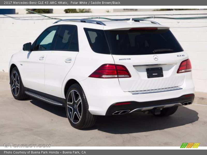 Polar White / Saddle Brown/Black 2017 Mercedes-Benz GLE 43 AMG 4Matic