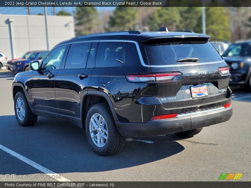 Diamond Black Crystal Pearl / Global Black 2022 Jeep Grand Cherokee L Laredo 4x4