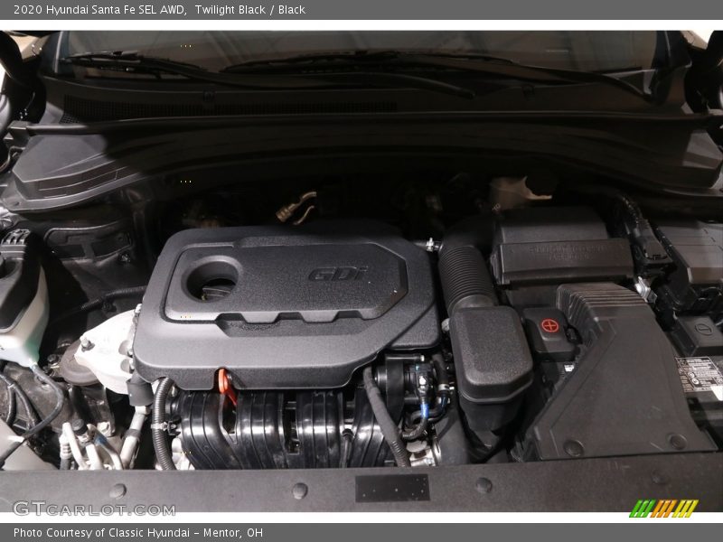 Twilight Black / Black 2020 Hyundai Santa Fe SEL AWD