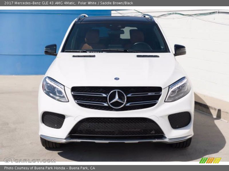 Polar White / Saddle Brown/Black 2017 Mercedes-Benz GLE 43 AMG 4Matic