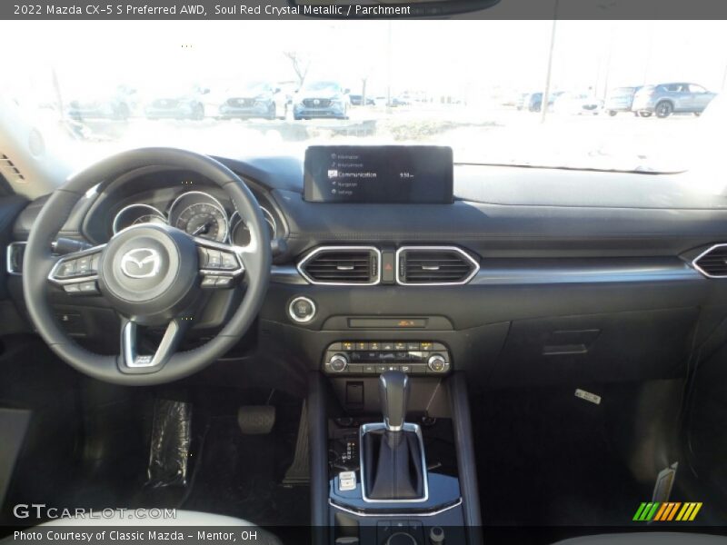 Soul Red Crystal Metallic / Parchment 2022 Mazda CX-5 S Preferred AWD
