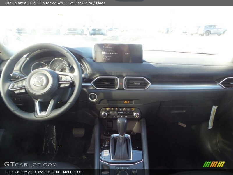 Jet Black Mica / Black 2022 Mazda CX-5 S Preferred AWD