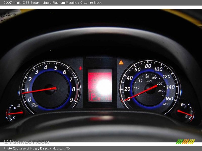 Liquid Platinum Metallic / Graphite Black 2007 Infiniti G 35 Sedan