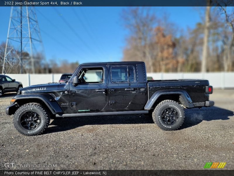 Black / Black 2022 Jeep Gladiator Sport 4x4