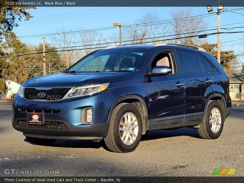 Wave Blue / Black 2015 Kia Sorento LX