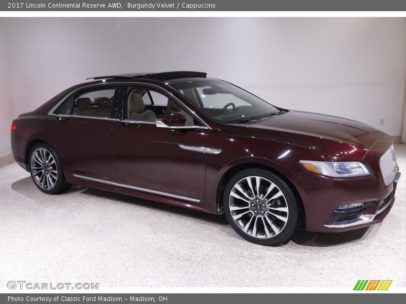  2017 Continental Reserve AWD Burgundy Velvet