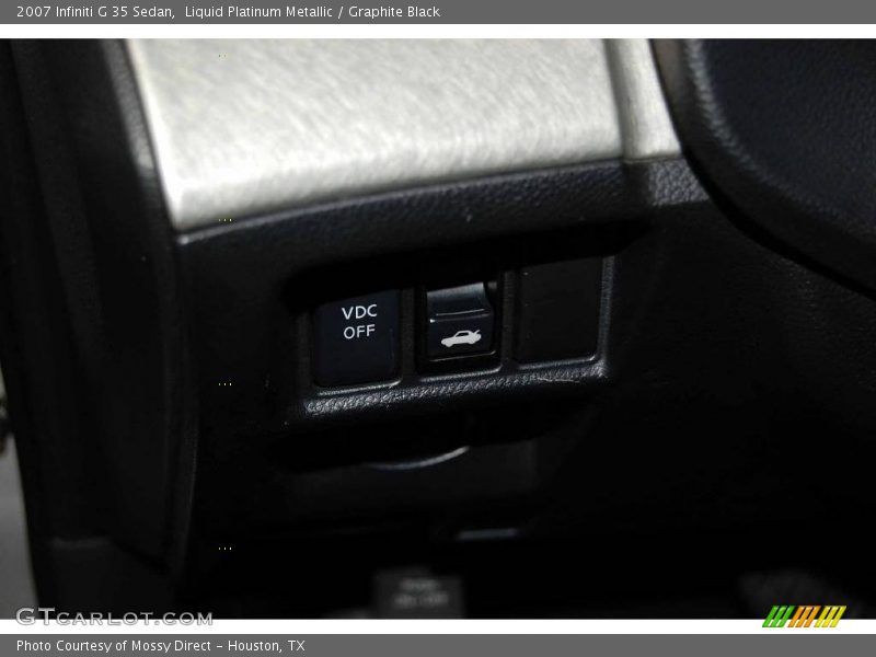 Liquid Platinum Metallic / Graphite Black 2007 Infiniti G 35 Sedan
