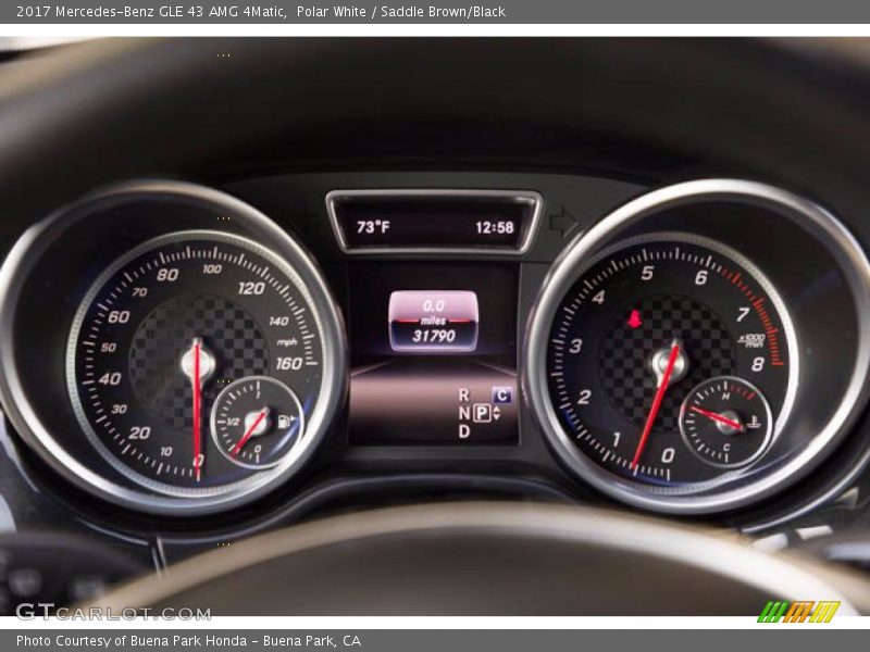 Polar White / Saddle Brown/Black 2017 Mercedes-Benz GLE 43 AMG 4Matic