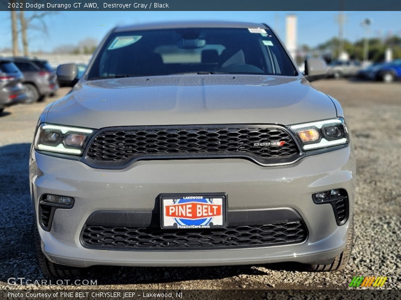 Destroyer Gray / Black 2022 Dodge Durango GT AWD