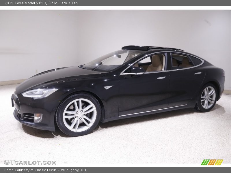 Front 3/4 View of 2015 Model S 85D