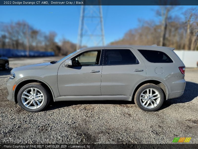 Destroyer Gray / Black 2022 Dodge Durango GT AWD