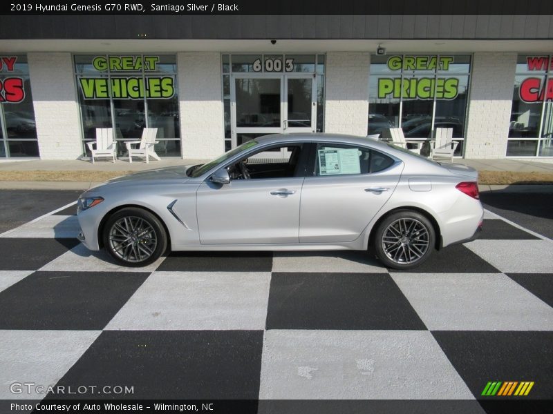 Santiago Silver / Black 2019 Hyundai Genesis G70 RWD
