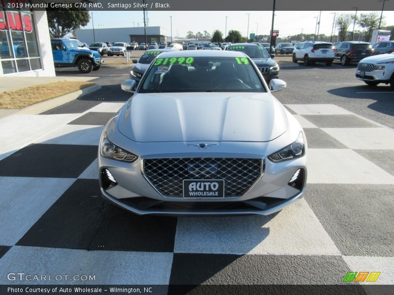 Santiago Silver / Black 2019 Hyundai Genesis G70 RWD