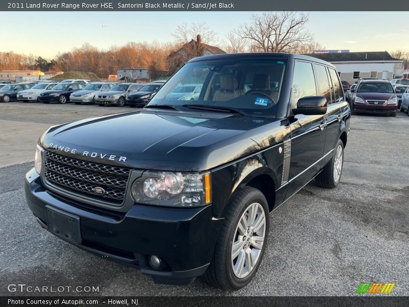 Santorini Black Metallic / Sand/Jet Black 2011 Land Rover Range Rover HSE