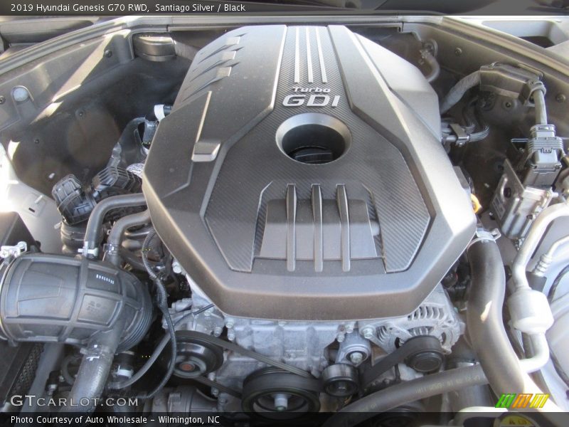 Santiago Silver / Black 2019 Hyundai Genesis G70 RWD