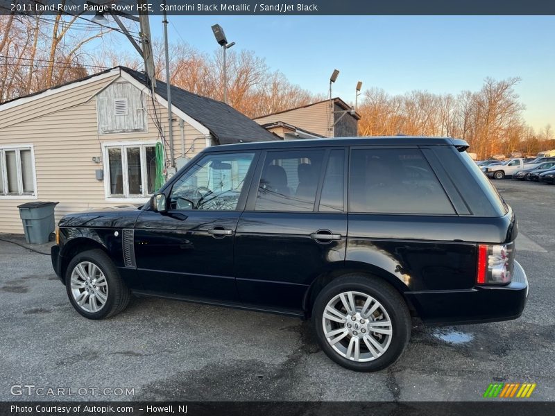 Santorini Black Metallic / Sand/Jet Black 2011 Land Rover Range Rover HSE