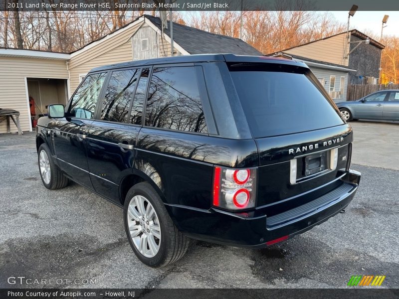 Santorini Black Metallic / Sand/Jet Black 2011 Land Rover Range Rover HSE