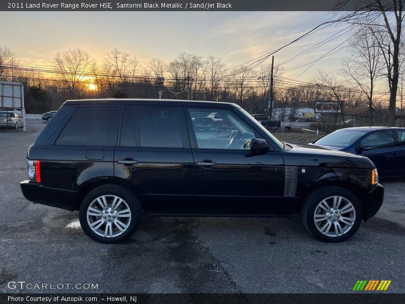 Santorini Black Metallic / Sand/Jet Black 2011 Land Rover Range Rover HSE