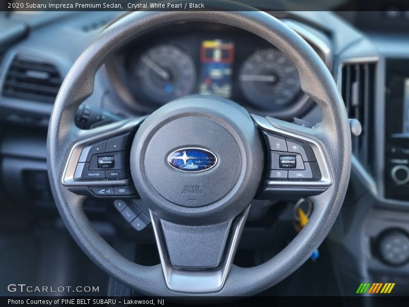 Crystal White Pearl / Black 2020 Subaru Impreza Premium Sedan