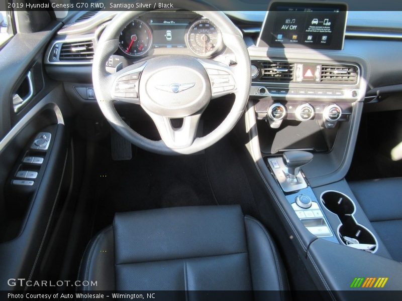Santiago Silver / Black 2019 Hyundai Genesis G70 RWD