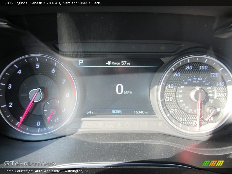Santiago Silver / Black 2019 Hyundai Genesis G70 RWD