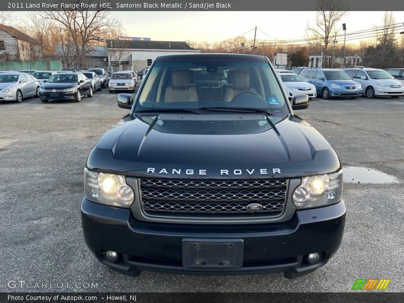 Santorini Black Metallic / Sand/Jet Black 2011 Land Rover Range Rover HSE