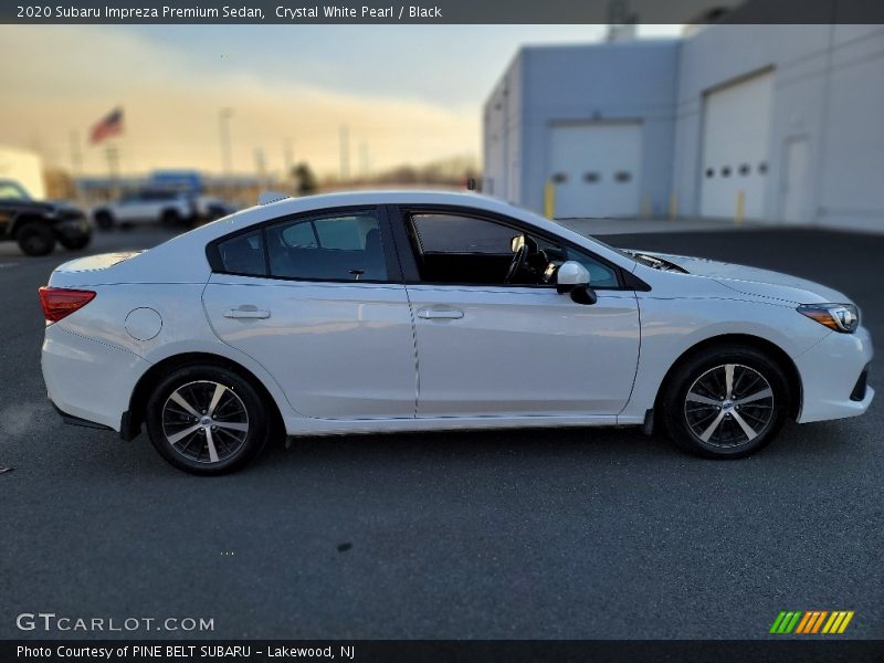 Crystal White Pearl / Black 2020 Subaru Impreza Premium Sedan