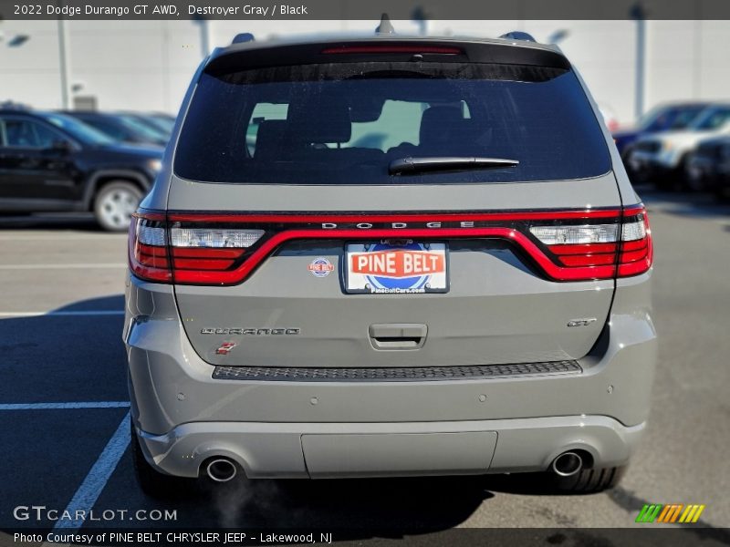 Destroyer Gray / Black 2022 Dodge Durango GT AWD