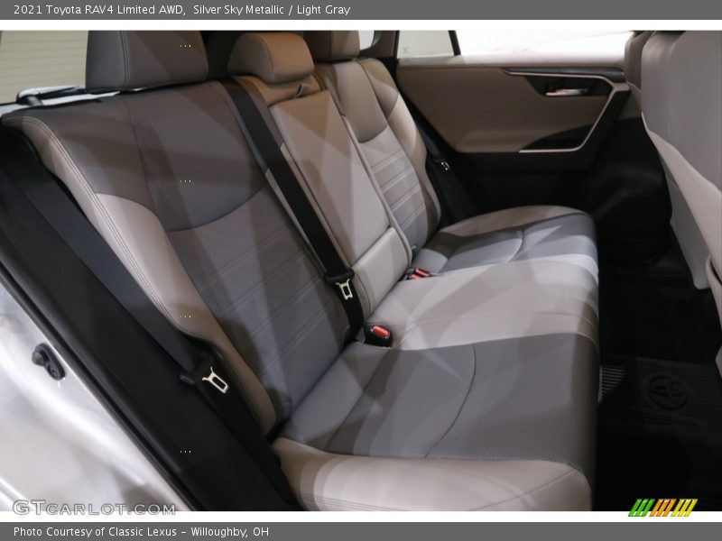 Rear Seat of 2021 RAV4 Limited AWD