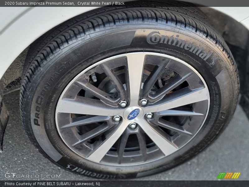 Crystal White Pearl / Black 2020 Subaru Impreza Premium Sedan