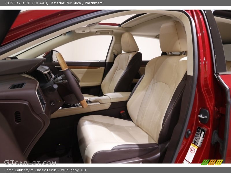 Matador Red Mica / Parchment 2019 Lexus RX 350 AWD