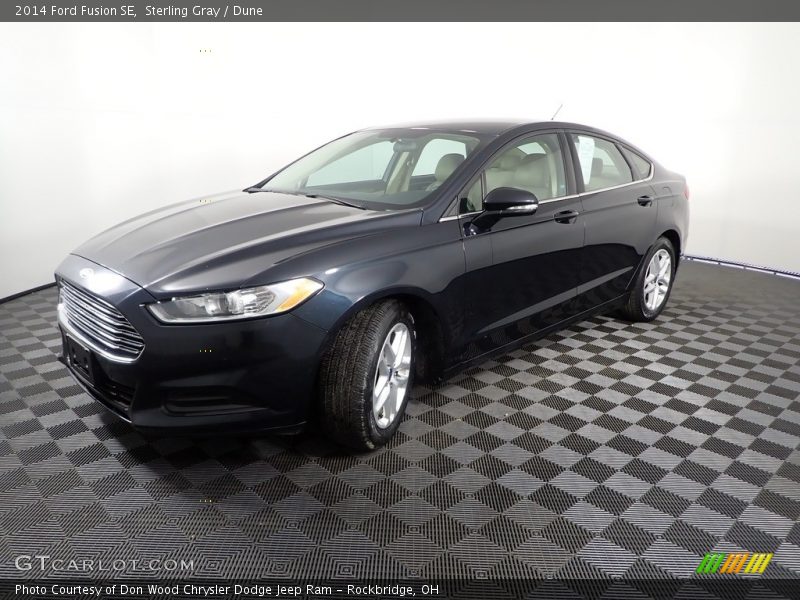 Sterling Gray / Dune 2014 Ford Fusion SE