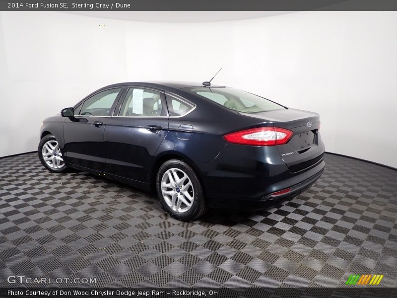 Sterling Gray / Dune 2014 Ford Fusion SE