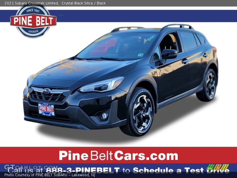 Crystal Black Silica / Black 2021 Subaru Crosstrek Limited