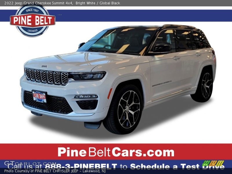 Bright White / Global Black 2022 Jeep Grand Cherokee Summit 4x4