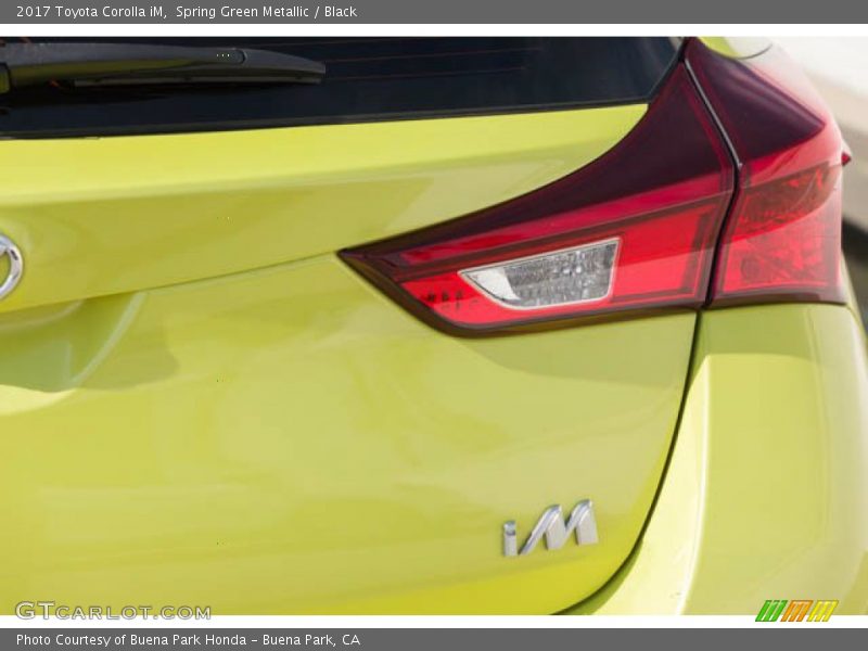 Spring Green Metallic / Black 2017 Toyota Corolla iM