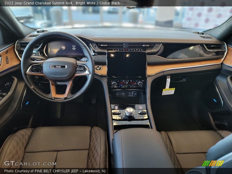 Bright White / Global Black 2022 Jeep Grand Cherokee Summit 4x4