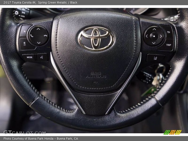 Spring Green Metallic / Black 2017 Toyota Corolla iM