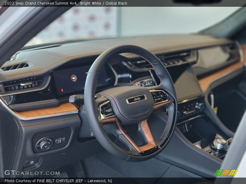Dashboard of 2022 Grand Cherokee Summit 4x4