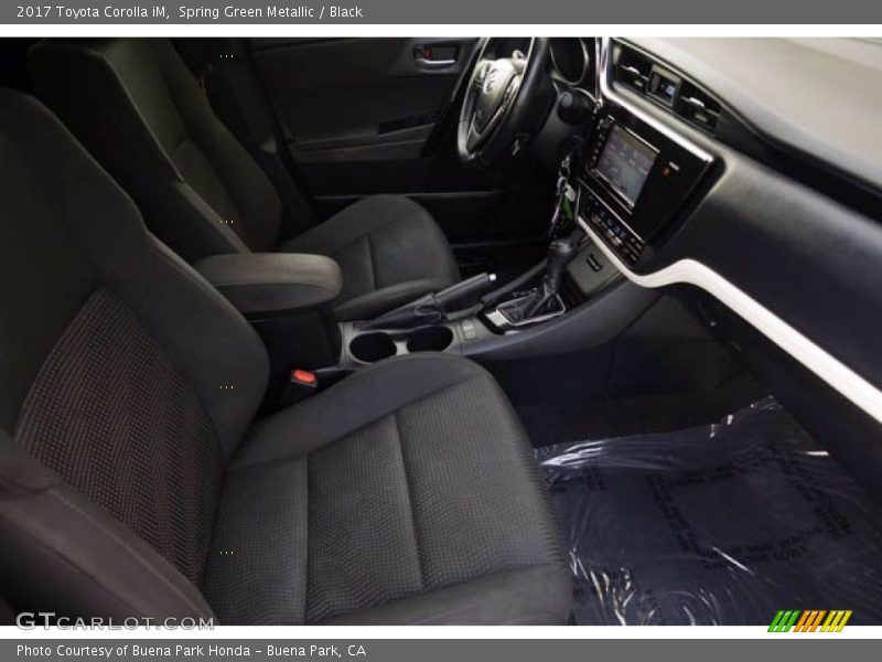 Spring Green Metallic / Black 2017 Toyota Corolla iM
