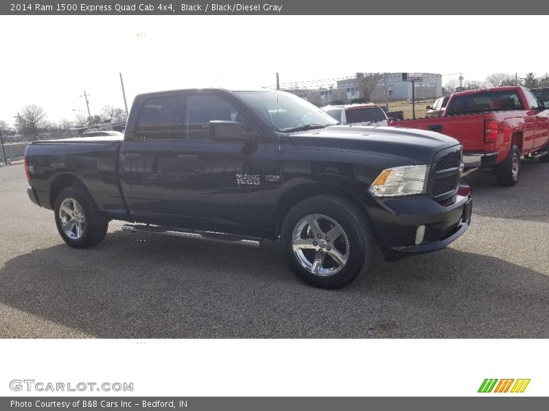 Black / Black/Diesel Gray 2014 Ram 1500 Express Quad Cab 4x4
