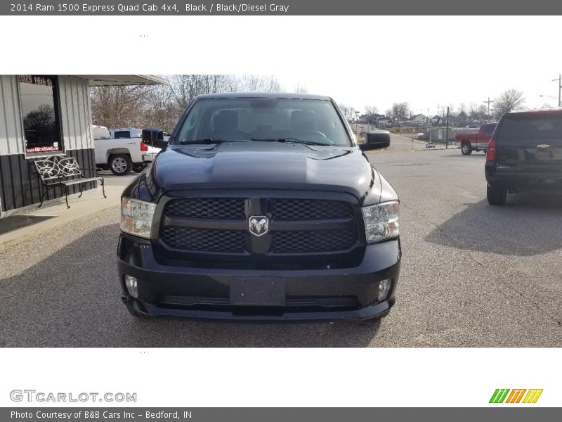 Black / Black/Diesel Gray 2014 Ram 1500 Express Quad Cab 4x4