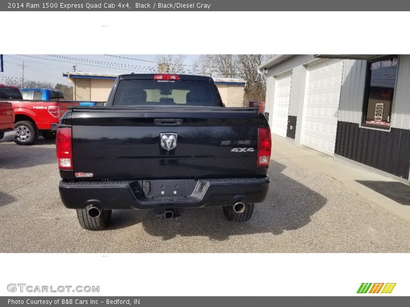 Black / Black/Diesel Gray 2014 Ram 1500 Express Quad Cab 4x4