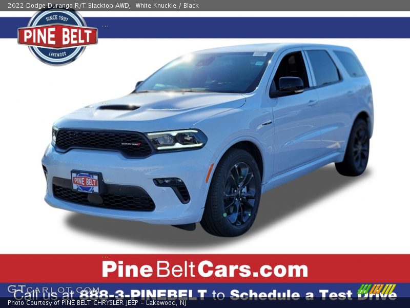White Knuckle / Black 2022 Dodge Durango R/T Blacktop AWD