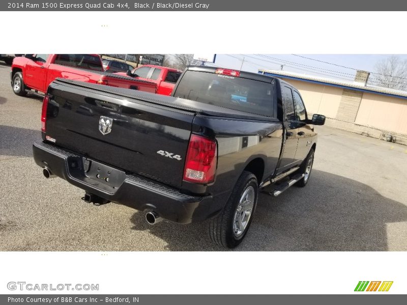 Black / Black/Diesel Gray 2014 Ram 1500 Express Quad Cab 4x4