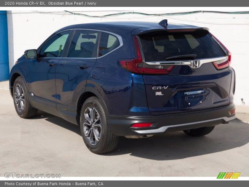 Obsidian Blue Pearl / Ivory 2020 Honda CR-V EX
