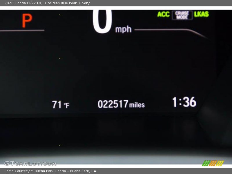 Obsidian Blue Pearl / Ivory 2020 Honda CR-V EX