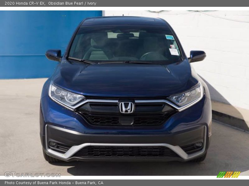 Obsidian Blue Pearl / Ivory 2020 Honda CR-V EX